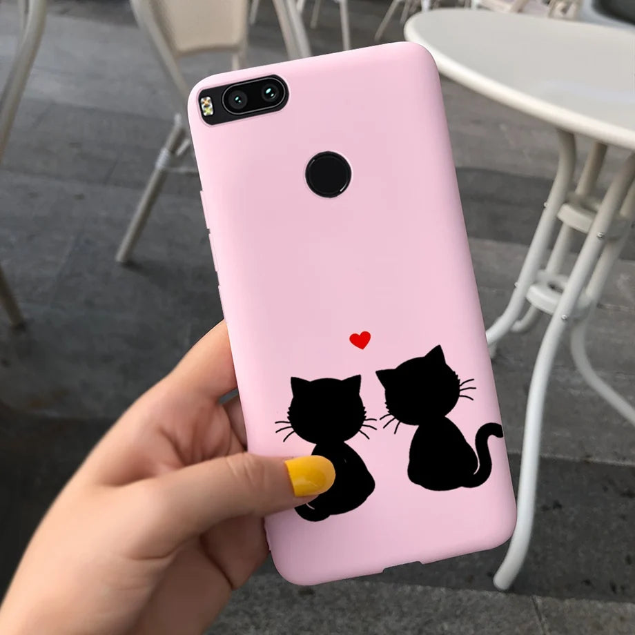 For Xiaomi Mi A1 Case for Girls Xiaomi Mi 5x A1 5 X A 1 Mi5X MiA1 Case Ultra Thin soft Back TPU Soft Silicone Cover Phone Coque