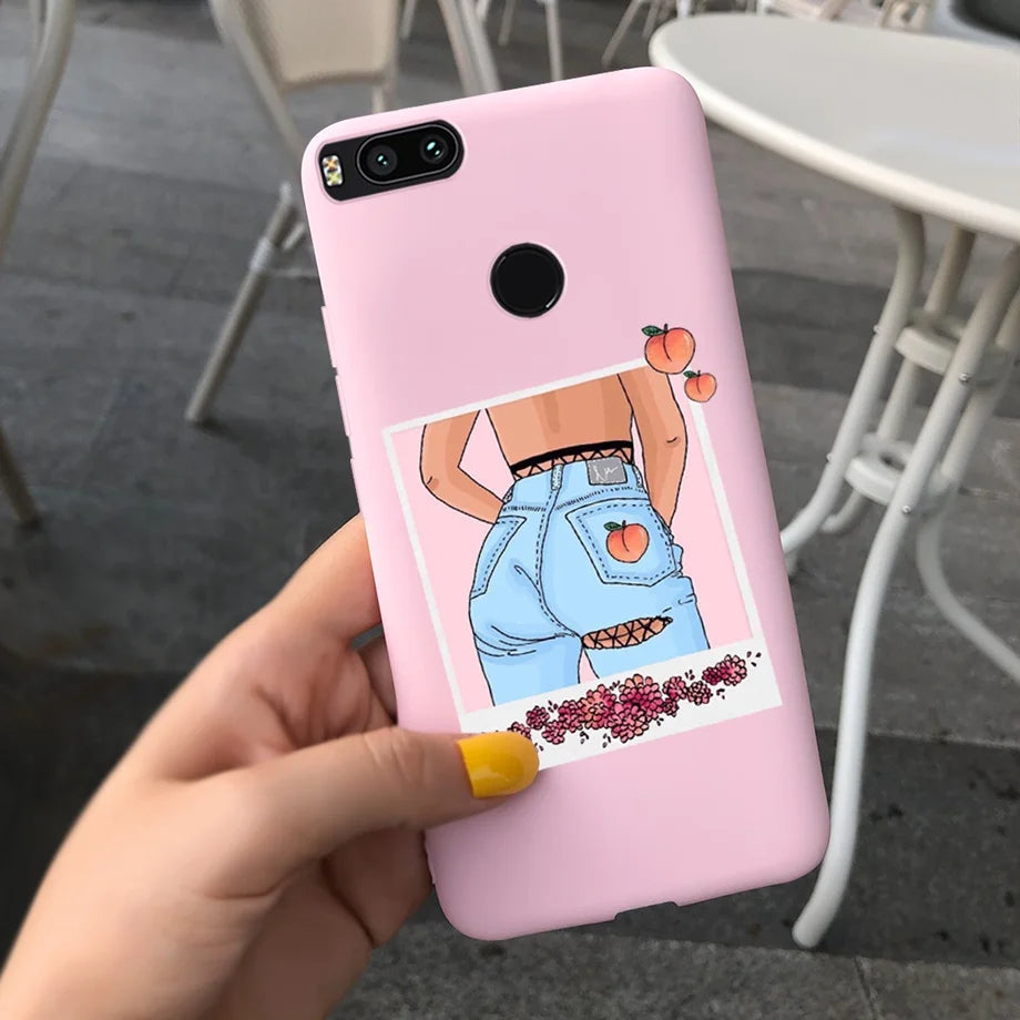 For Xiaomi Mi A1 Case for Girls Xiaomi Mi 5x A1 5 X A 1 Mi5X MiA1 Case Ultra Thin soft Back TPU Soft Silicone Cover Phone Coque