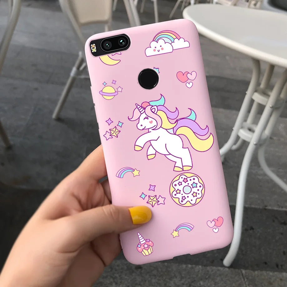 For Xiaomi Mi A1 Case for Girls Xiaomi Mi 5x A1 5 X A 1 Mi5X MiA1 Case Ultra Thin soft Back TPU Soft Silicone Cover Phone Coque