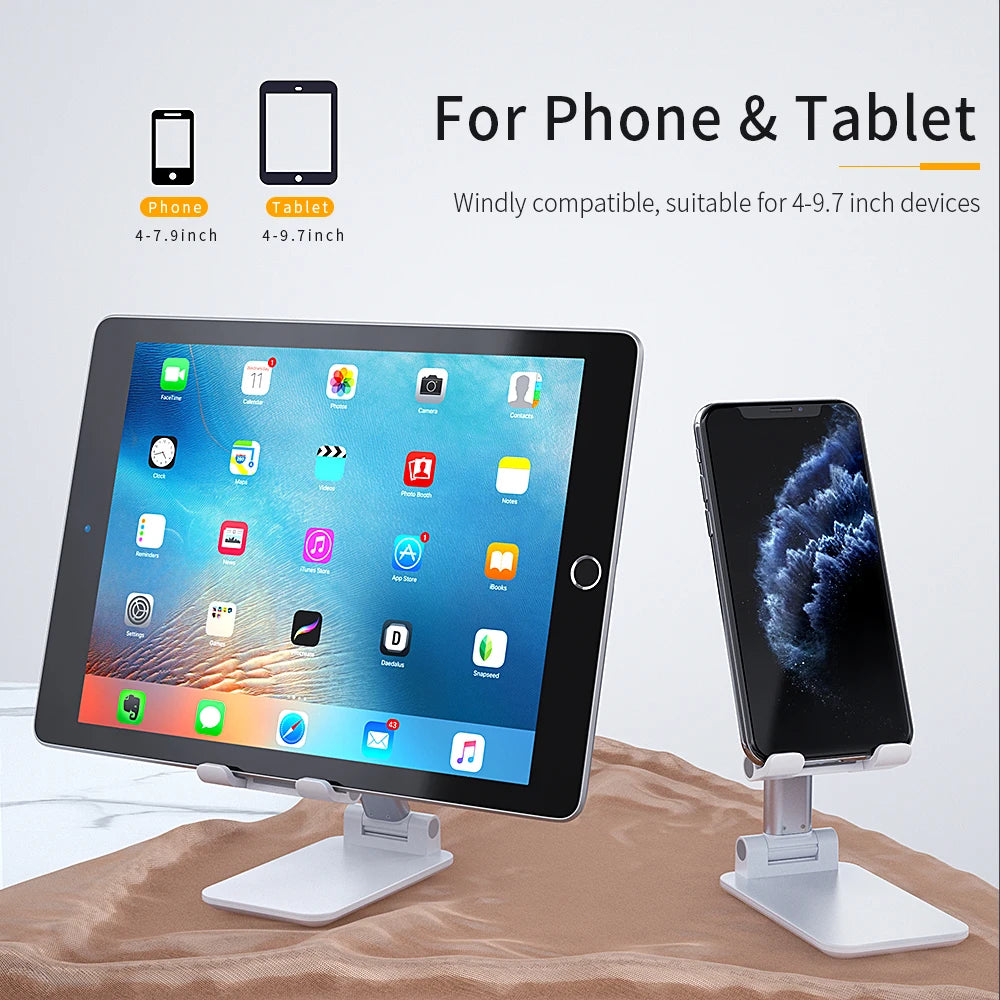 Universal Mobile Phone Holder Stand Adjustable Tablet Stand Desktop Holder Mount bracket For IPhone IPad