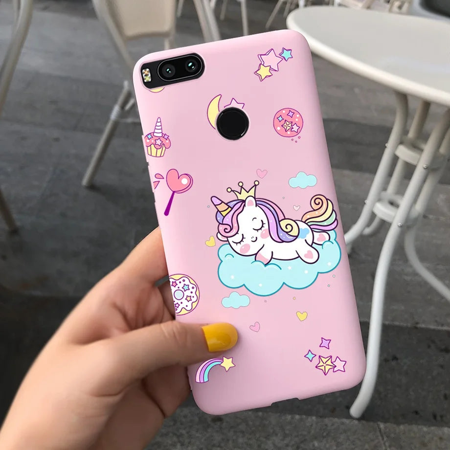 For Xiaomi Mi A1 Case for Girls Xiaomi Mi 5x A1 5 X A 1 Mi5X MiA1 Case Ultra Thin soft Back TPU Soft Silicone Cover Phone Coque