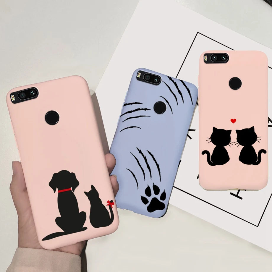 For Xiaomi Mi A1 Case for Girls Xiaomi Mi 5x A1 5 X A 1 Mi5X MiA1 Case Ultra Thin soft Back TPU Soft Silicone Cover Phone Coque