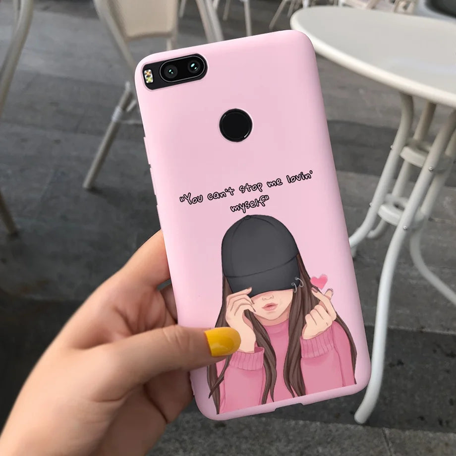 For Xiaomi Mi A1 Case for Girls Xiaomi Mi 5x A1 5 X A 1 Mi5X MiA1 Case Ultra Thin soft Back TPU Soft Silicone Cover Phone Coque