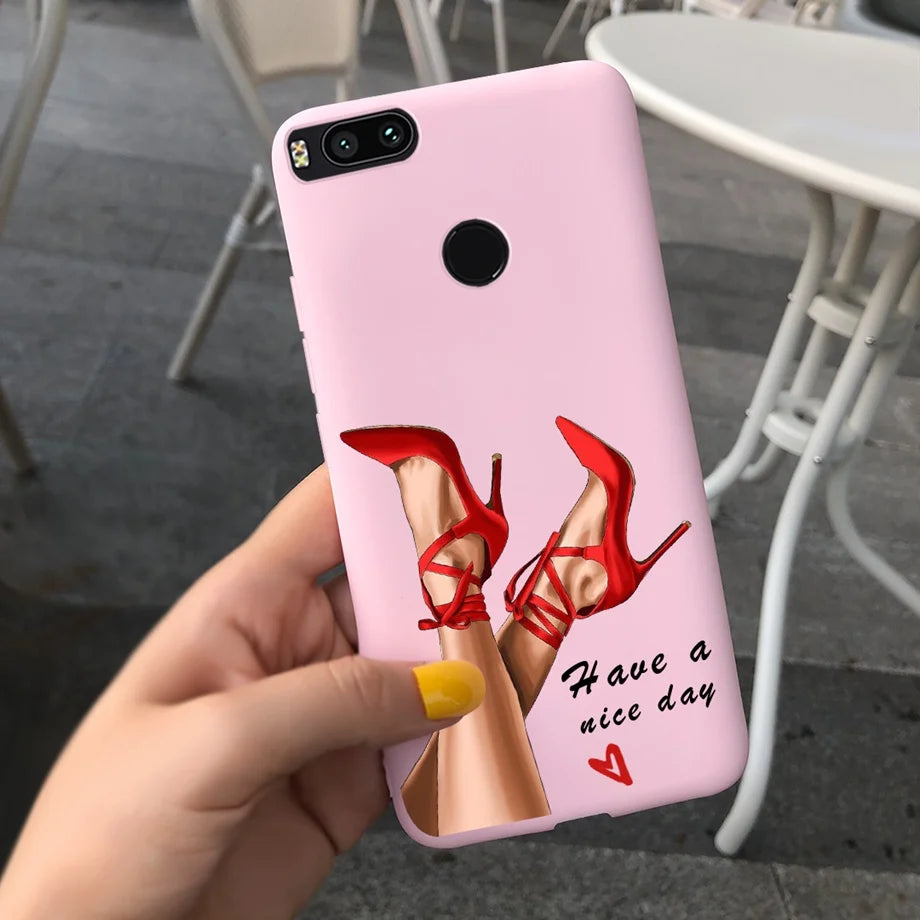 For Xiaomi Mi A1 Case for Girls Xiaomi Mi 5x A1 5 X A 1 Mi5X MiA1 Case Ultra Thin soft Back TPU Soft Silicone Cover Phone Coque