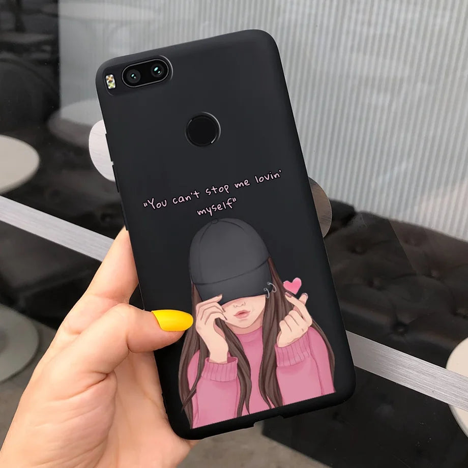 For Xiaomi Mi A1 Case for Girls Xiaomi Mi 5x A1 5 X A 1 Mi5X MiA1 Case Ultra Thin soft Back TPU Soft Silicone Cover Phone Coque