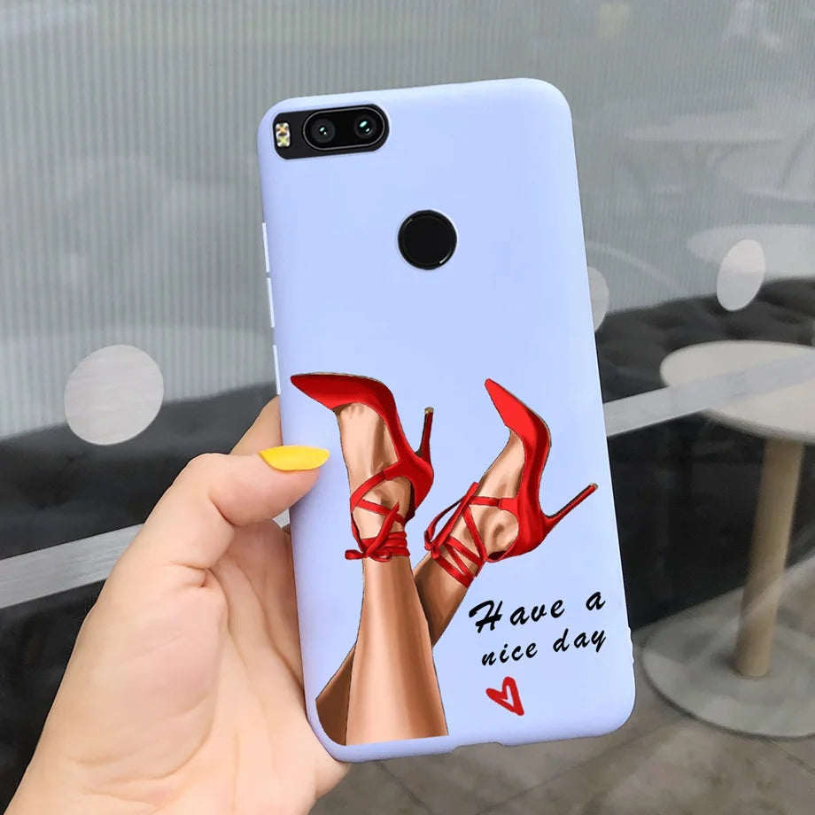 For Xiaomi Mi A1 Case for Girls Xiaomi Mi 5x A1 5 X A 1 Mi5X MiA1 Case Ultra Thin soft Back TPU Soft Silicone Cover Phone Coque