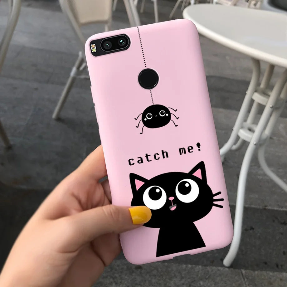 For Xiaomi Mi A1 Case for Girls Xiaomi Mi 5x A1 5 X A 1 Mi5X MiA1 Case Ultra Thin soft Back TPU Soft Silicone Cover Phone Coque