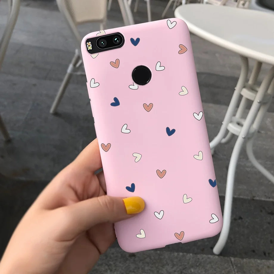 For Xiaomi Mi A1 Case for Girls Xiaomi Mi 5x A1 5 X A 1 Mi5X MiA1 Case Ultra Thin soft Back TPU Soft Silicone Cover Phone Coque
