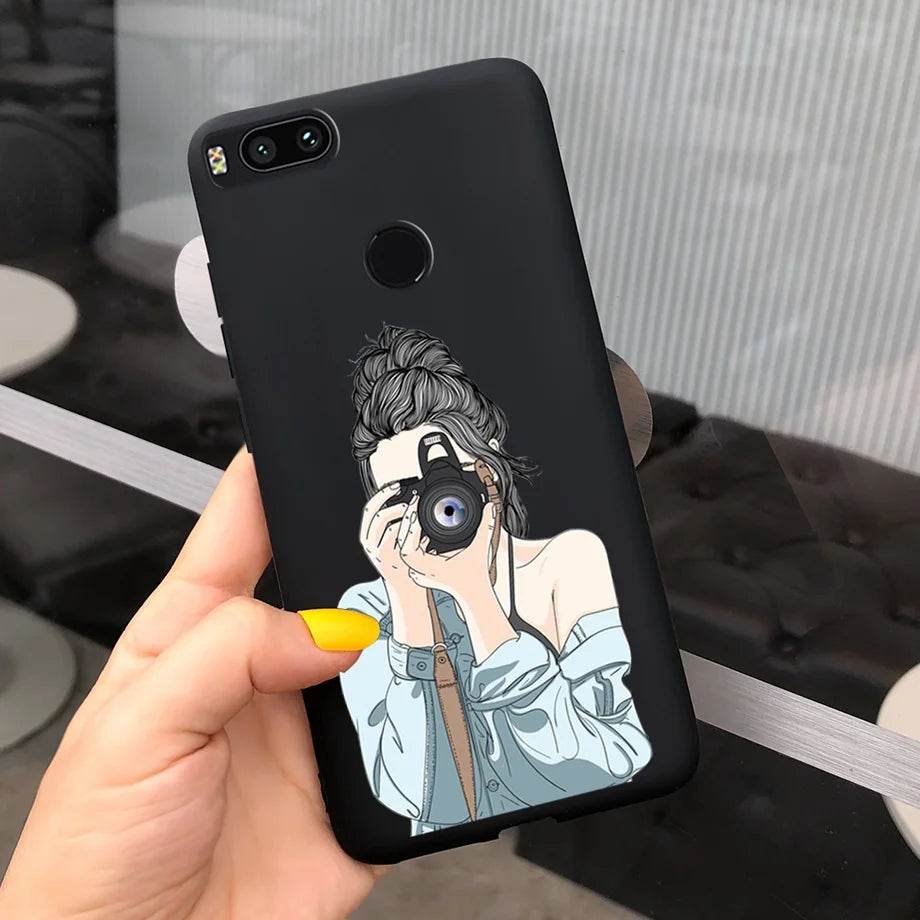 For Xiaomi Mi A1 Case for Girls Xiaomi Mi 5x A1 5 X A 1 Mi5X MiA1 Case Ultra Thin soft Back TPU Soft Silicone Cover Phone Coque
