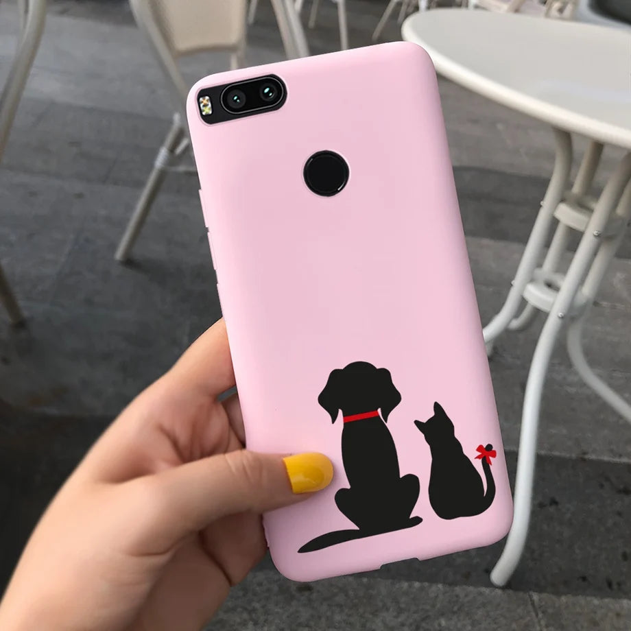 For Xiaomi Mi A1 Case for Girls Xiaomi Mi 5x A1 5 X A 1 Mi5X MiA1 Case Ultra Thin soft Back TPU Soft Silicone Cover Phone Coque