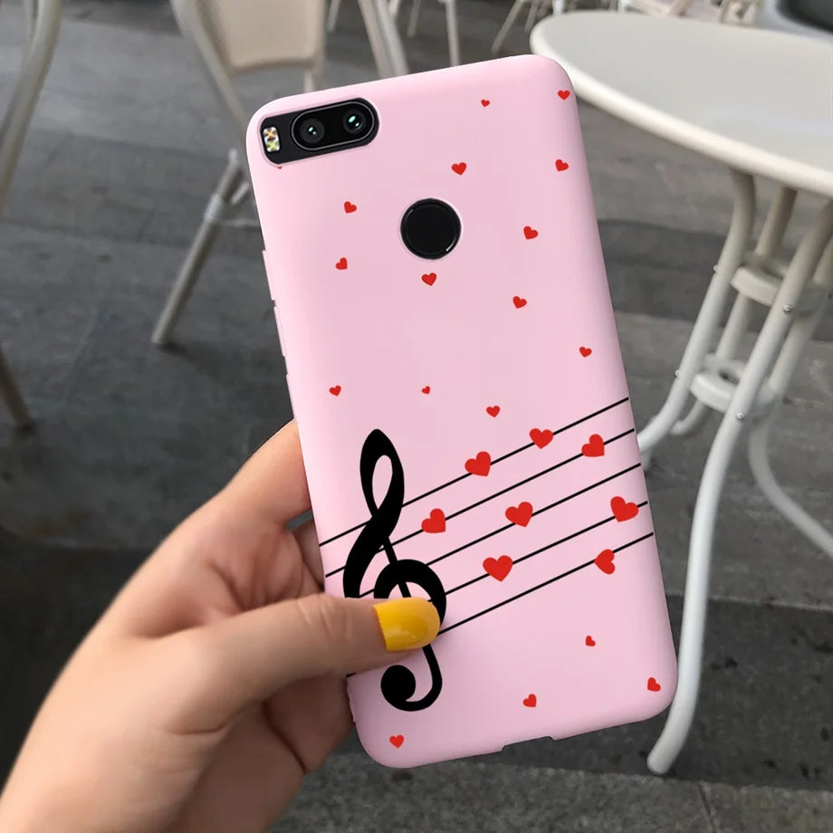 For Xiaomi Mi A1 Case for Girls Xiaomi Mi 5x A1 5 X A 1 Mi5X MiA1 Case Ultra Thin soft Back TPU Soft Silicone Cover Phone Coque
