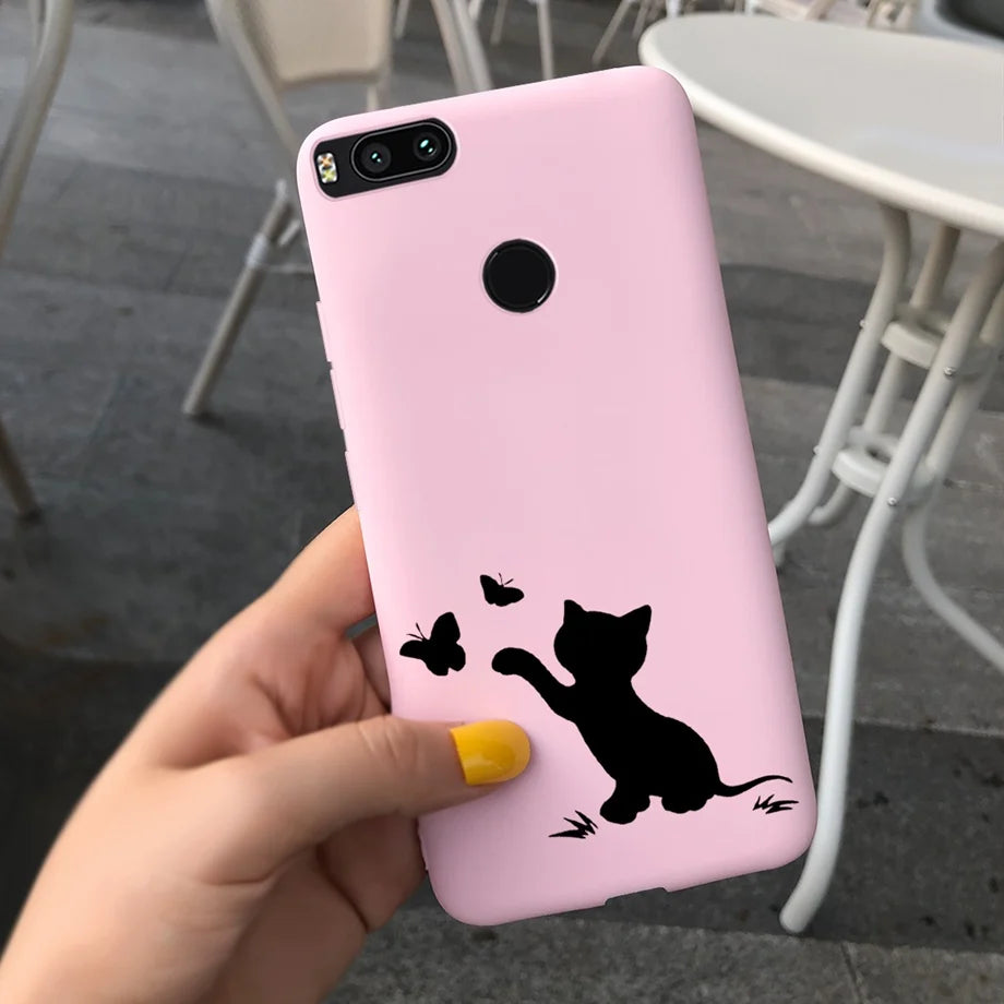 For Xiaomi Mi A1 Case for Girls Xiaomi Mi 5x A1 5 X A 1 Mi5X MiA1 Case Ultra Thin soft Back TPU Soft Silicone Cover Phone Coque
