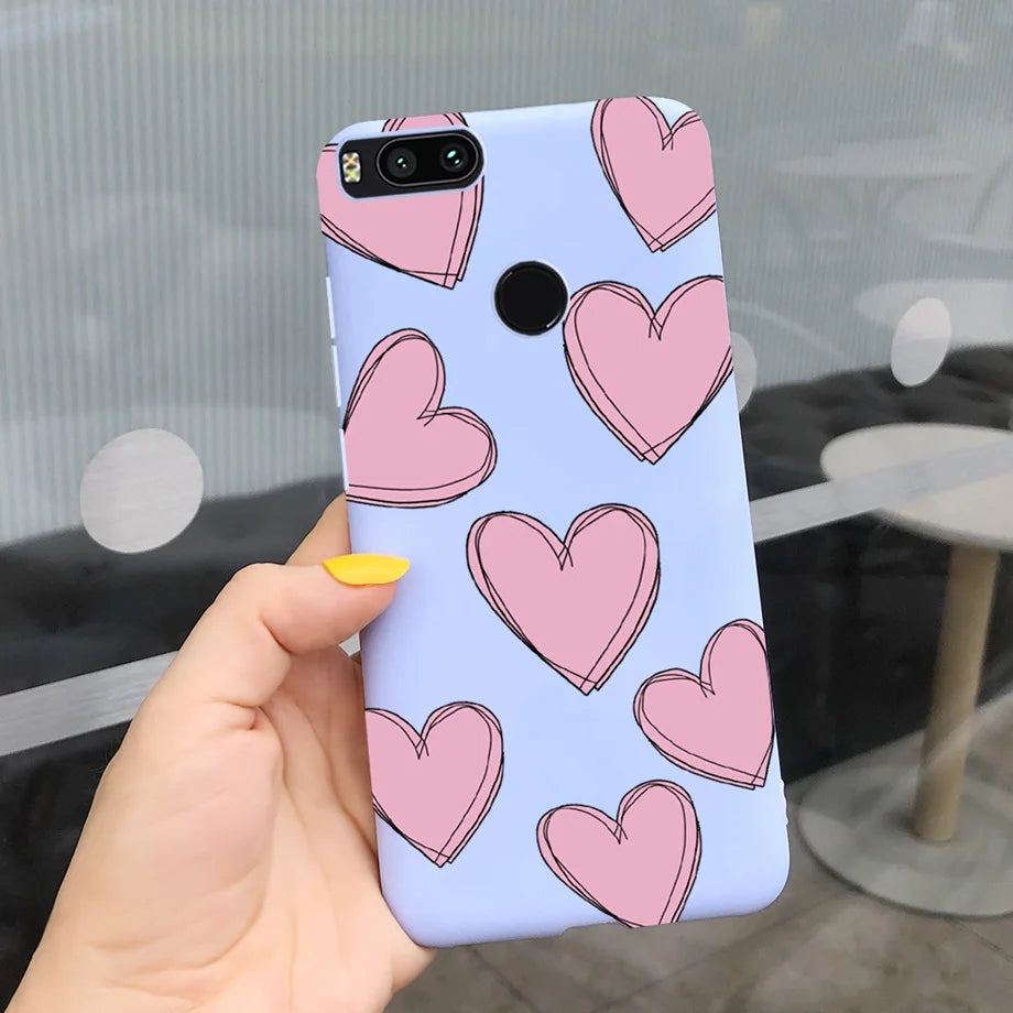 For Xiaomi Mi A1 Case for Girls Xiaomi Mi 5x A1 5 X A 1 Mi5X MiA1 Case Ultra Thin soft Back TPU Soft Silicone Cover Phone Coque