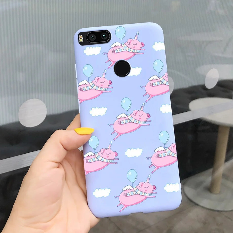 For Xiaomi Mi A1 Case for Girls Xiaomi Mi 5x A1 5 X A 1 Mi5X MiA1 Case Ultra Thin soft Back TPU Soft Silicone Cover Phone Coque