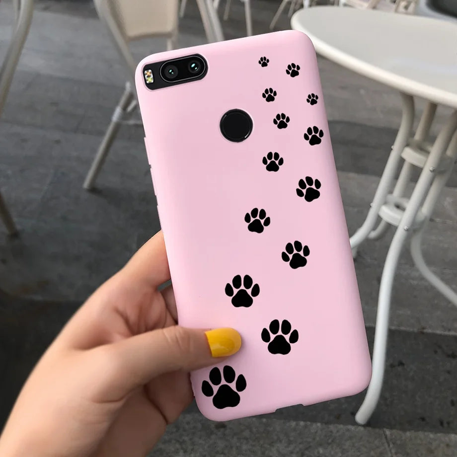 For Xiaomi Mi A1 Case for Girls Xiaomi Mi 5x A1 5 X A 1 Mi5X MiA1 Case Ultra Thin soft Back TPU Soft Silicone Cover Phone Coque