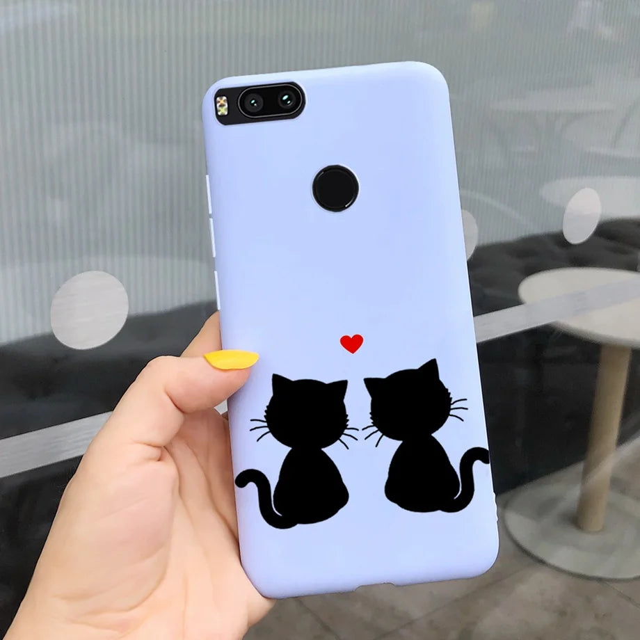 For Xiaomi Mi A1 Case for Girls Xiaomi Mi 5x A1 5 X A 1 Mi5X MiA1 Case Ultra Thin soft Back TPU Soft Silicone Cover Phone Coque
