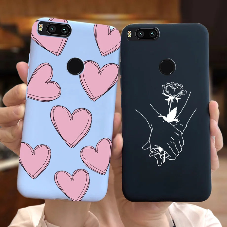 For Xiaomi Mi A1 Case for Girls Xiaomi Mi 5x A1 5 X A 1 Mi5X MiA1 Case Ultra Thin soft Back TPU Soft Silicone Cover Phone Coque