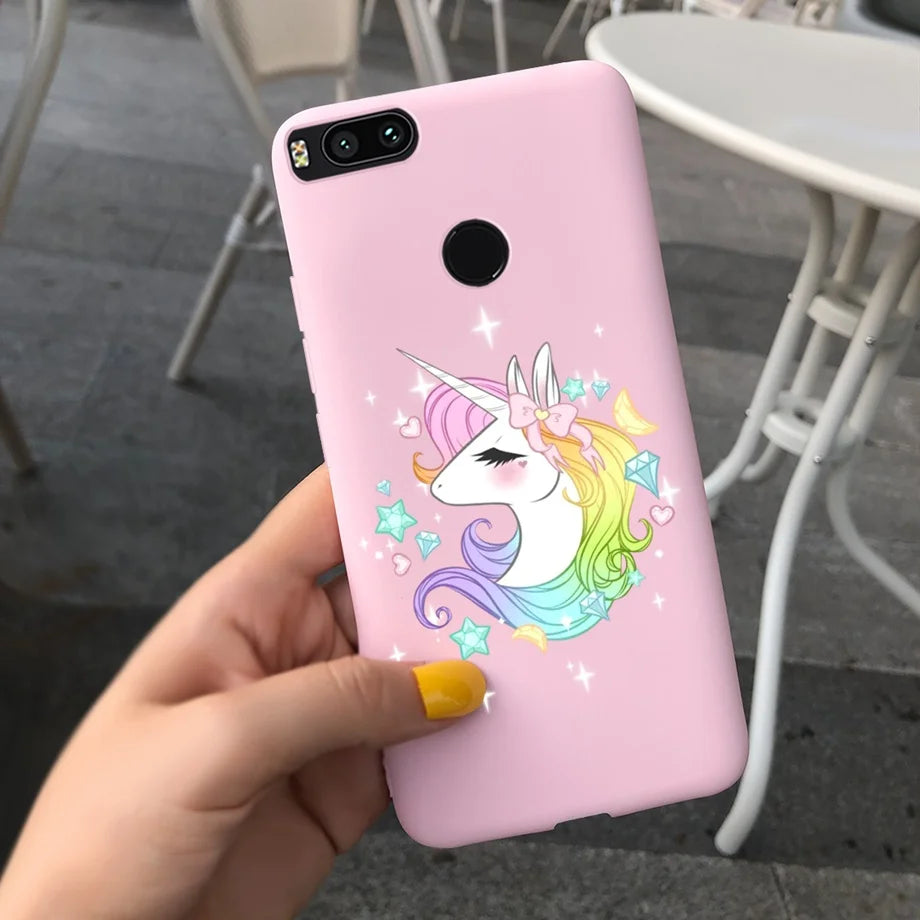 For Xiaomi Mi A1 Case for Girls Xiaomi Mi 5x A1 5 X A 1 Mi5X MiA1 Case Ultra Thin soft Back TPU Soft Silicone Cover Phone Coque