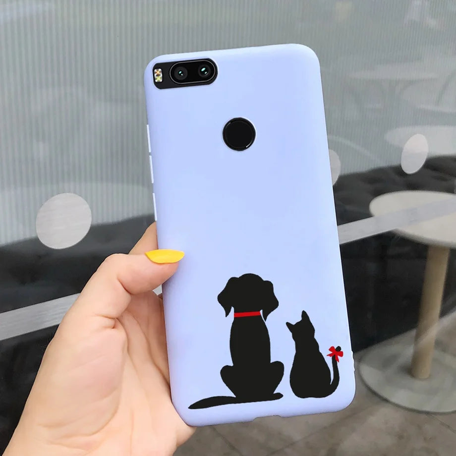 For Xiaomi Mi A1 Case for Girls Xiaomi Mi 5x A1 5 X A 1 Mi5X MiA1 Case Ultra Thin soft Back TPU Soft Silicone Cover Phone Coque
