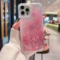 For Huawei Pura 70 Pro P60 Mate 40 50 60 Pro Case Glitter Shiny Bamboo Goldfish Liquid Quicksand Chinese Traditional Style Cover