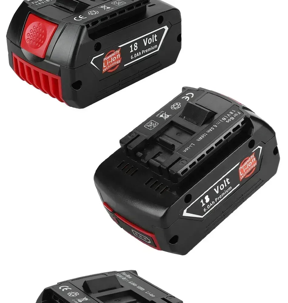 18V Original Lithium Battery Replaceable for BOSCH Battery Pack 6.0AH Original Tool Rechargeable Battery Ultra long life