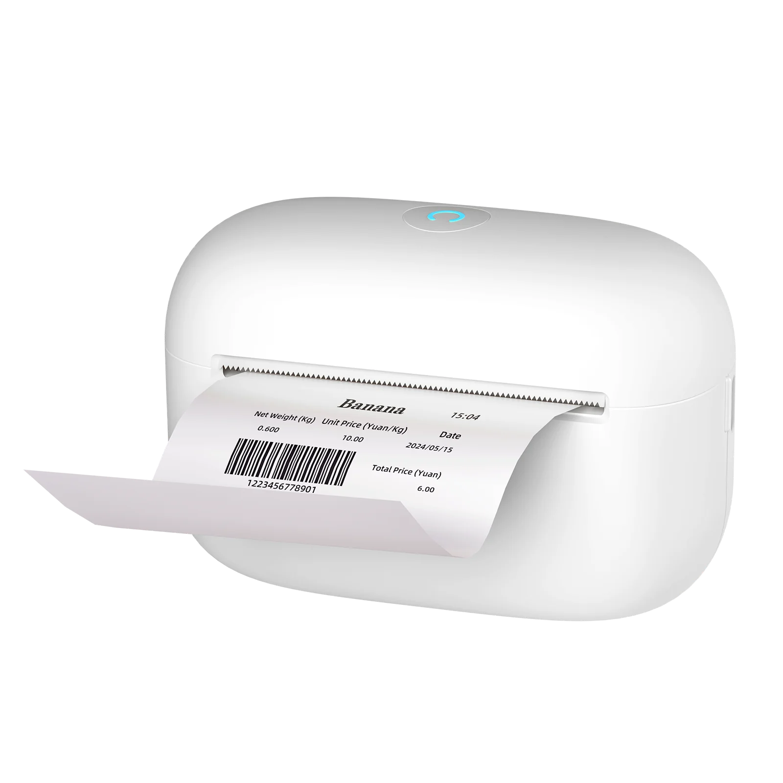 Portable Mini Printer Label Maker 300dpi 2 Inch Thermal Wireless Inkless Printer Bluetooth for IOS and Android Home School