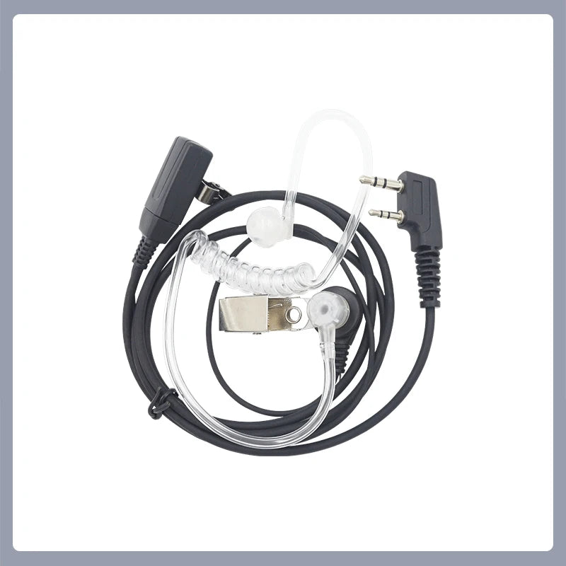 Headset Acoustic 2-Pin K Type for Baofeng Walkie Talkie UV5R UV-13 Pro Air Tube Earpiece UV-21 QuanSheng UV5R Plus UV-K5 UV-K6