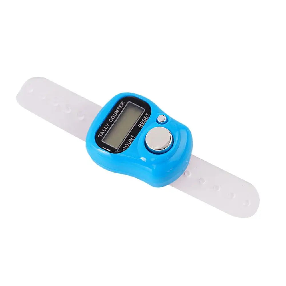 Mini Electronic Finger Counter Hand Tally Clicker Counter Ring Digital Counters Knitting Row Counter New