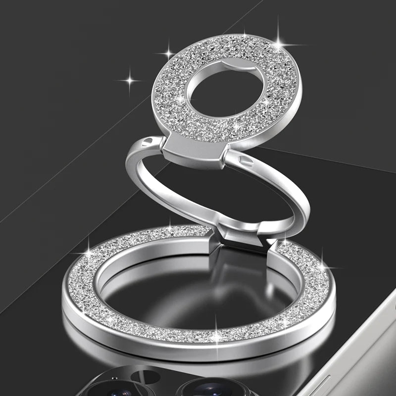 MagSafe Double Sided Magnetic Phone Ring Holder Portable Folding Cellphone Stand Accessory Grip Bracket Support Universal