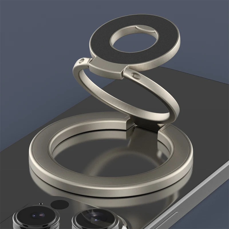MagSafe Double Sided Magnetic Phone Ring Holder Portable Folding Cellphone Stand Accessory Grip Bracket Support Universal