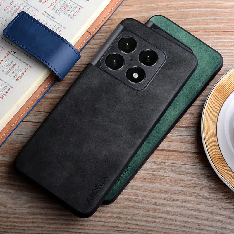 Case For OnePlus 10 Pro 10T coque silky feel fingerprint proof durable leather cover for oneplus 10t case funda