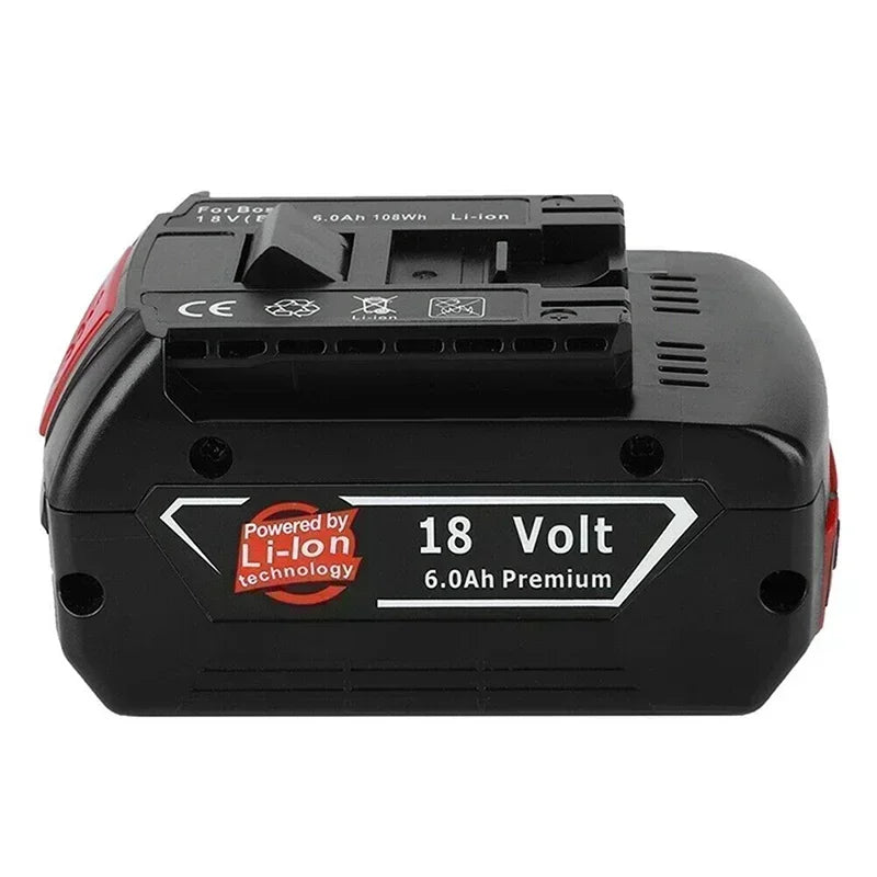 18V Original Lithium Battery Replaceable for BOSCH Battery Pack 6.0AH Original Tool Rechargeable Battery Ultra long life