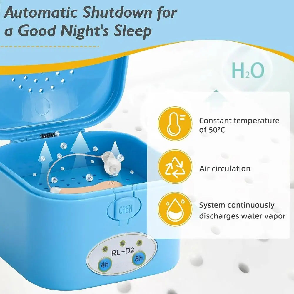 Electronic Hearing Aid Dryer Drying System Automatic Dehumidifier Efficient Drying Convenient Electronic Drying Box Electronics