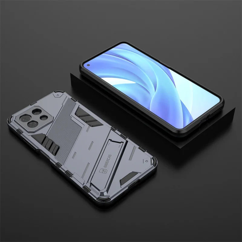 For Xiaomi Mi 11 Lite Case Armor Shockproof Magnetic Back Cover for Mi11 Lite 5G NE Mi 11 Light 11Lite Stand Holder Phone Cases