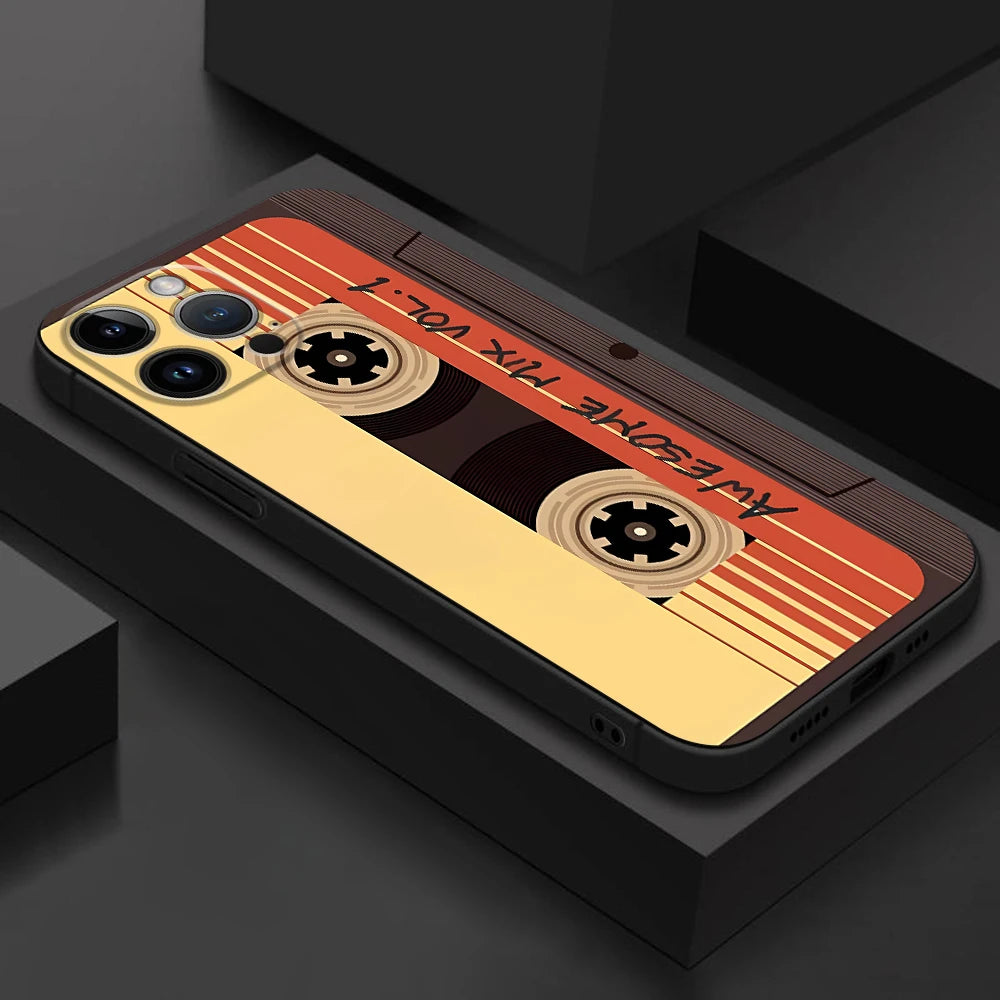 Lucky Tape Pattern Phone Case for Apple iPhone 8 Plus SE XS X 7 6s 14 13 15 16 17 Pro Max 12 Mini XR 11 Pro 14 Matte Cover