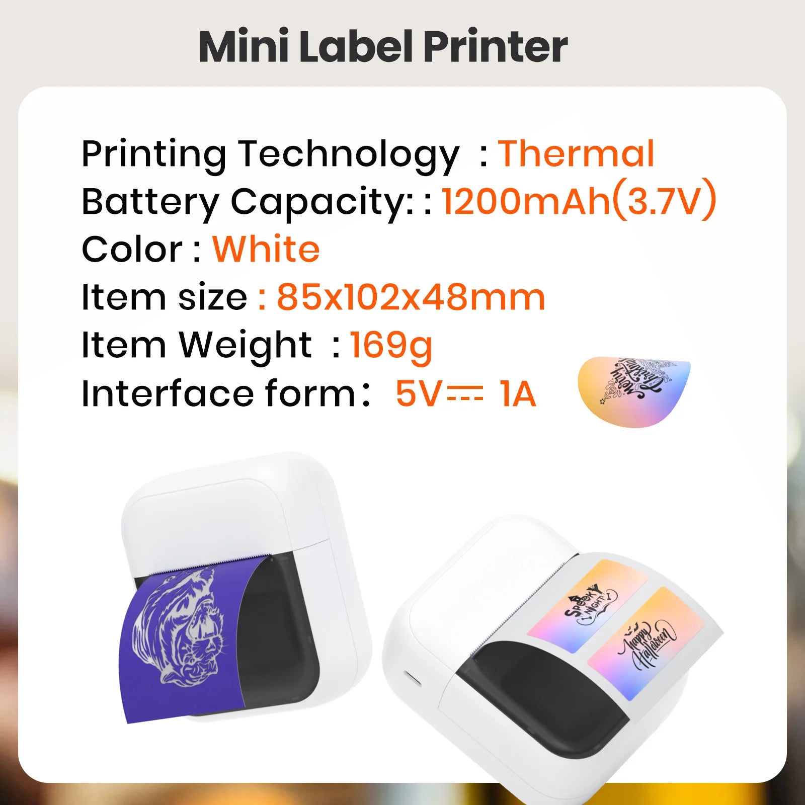 C50 Mini Tattoo Printer Portable Inkless Transfer Machine 2 Inch 15‑57mm Compatible With Phone PC iPad For Tattoo Pattern Logo