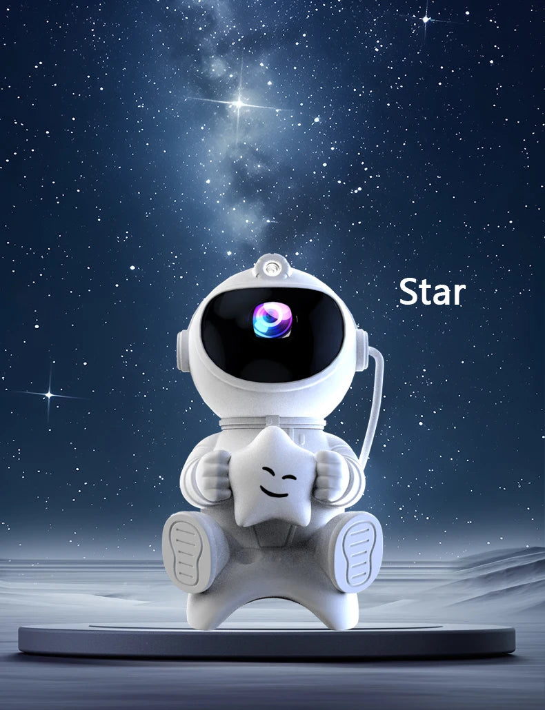 Galaxy Star Projector Night Light Astronaut Space Ceiling LED Lamp for Bedroom Home Decor Kids Gift - Starry Nebula Projector
