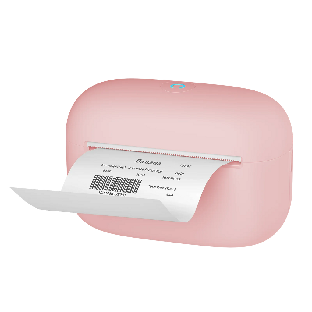 Portable Mini Printer Label Maker 300dpi 2 Inch Thermal Wireless Inkless Printer Bluetooth for IOS and Android Home School