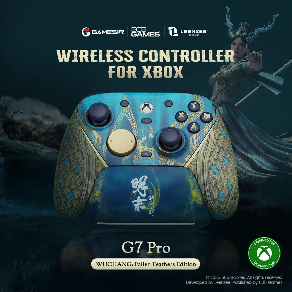 GameSir G7 Pro Wuchang Wireless Xbox Gaming Controller – Charging Dock, TMR Joytick, Hall Effect Trigger, Swappable Faceplate
