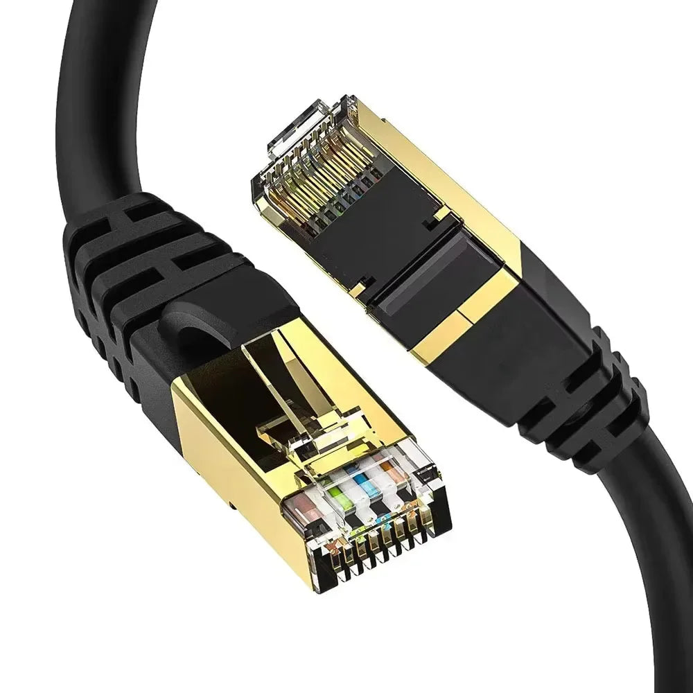 MY-28 2026 New Cat6 Ethernet Cable Gigabit High Speed 100Mbps Internet Cable RJ45 Shielded Network LAN Cord for Laptop Router PC