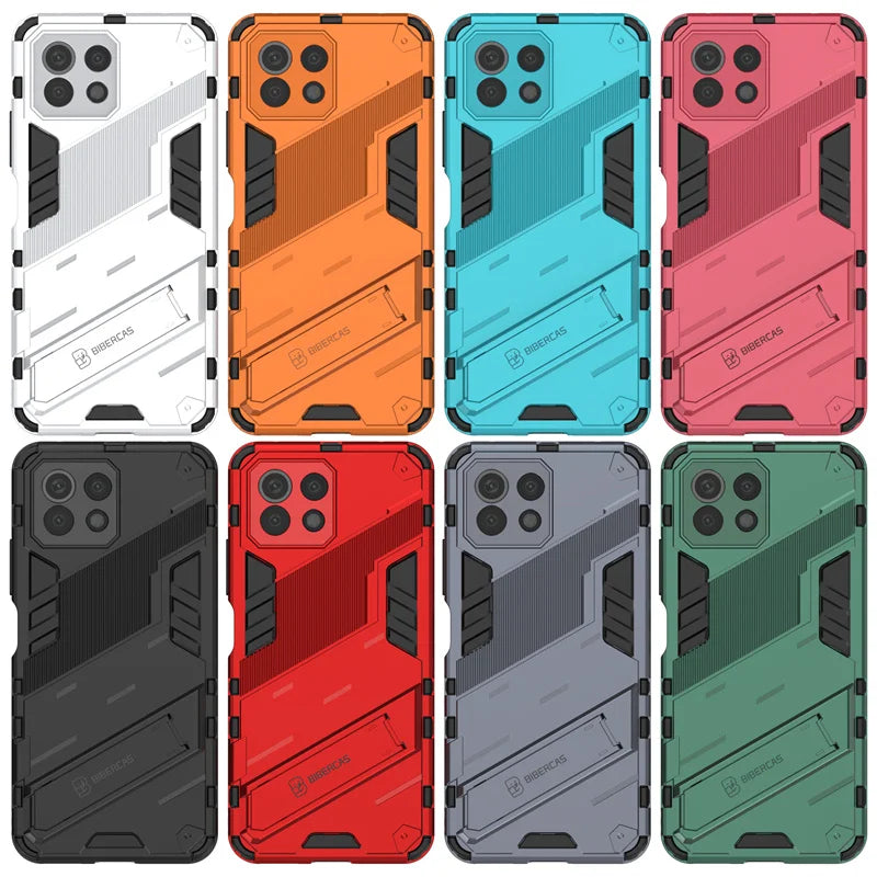 For Xiaomi Mi 11 Lite Case Armor Shockproof Magnetic Back Cover for Mi11 Lite 5G NE Mi 11 Light 11Lite Stand Holder Phone Cases