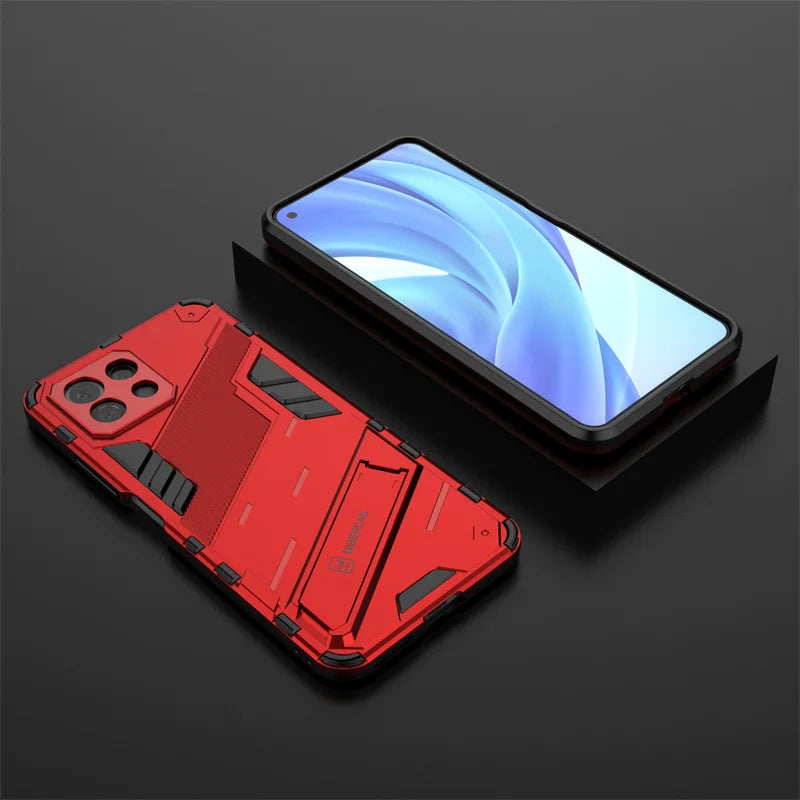 For Xiaomi Mi 11 Lite Case Armor Shockproof Magnetic Back Cover for Mi11 Lite 5G NE Mi 11 Light 11Lite Stand Holder Phone Cases