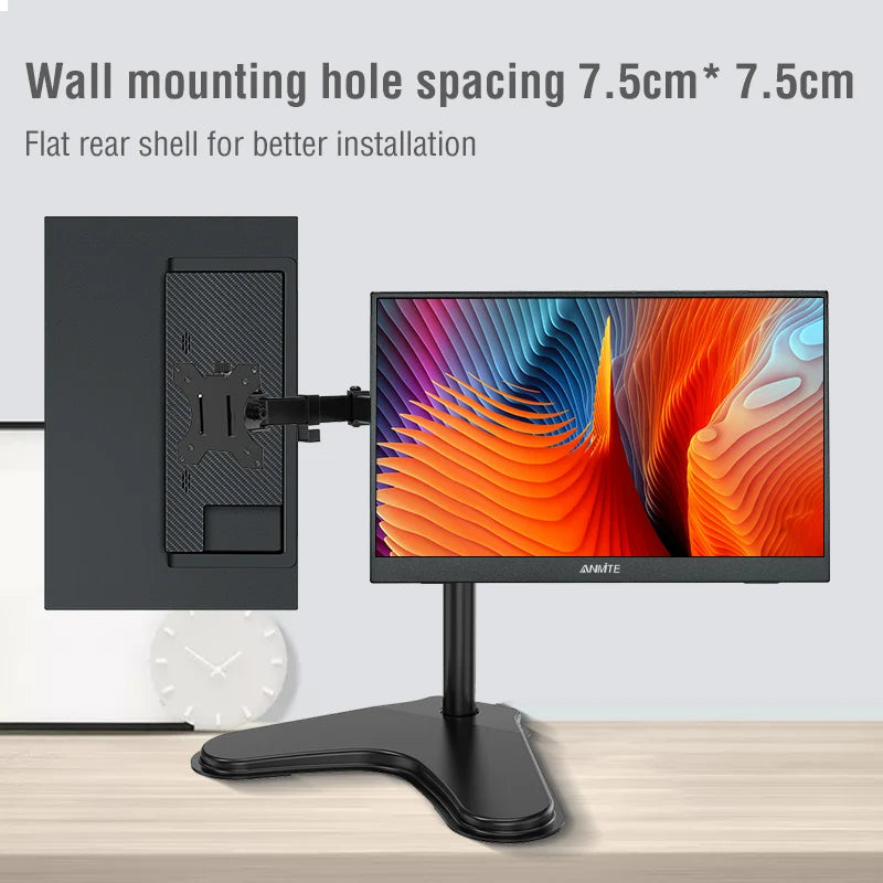 Anmite 15.6 inch Portable Touch Monitor 1080P HDR IPS Gaming Monitor USB TYPE C HDMI for Phone Laptop Desktop Switch PS4 XBOX