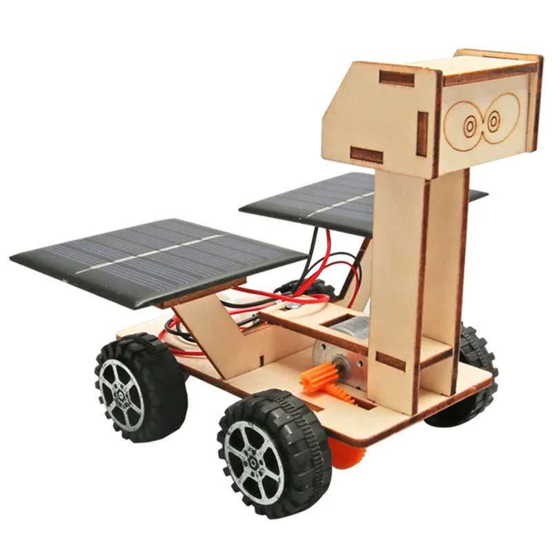 DIY Microscope Excavator fan robot  Model Kit - Science And Technology Trend Toy for Small Projects Educational Experiment