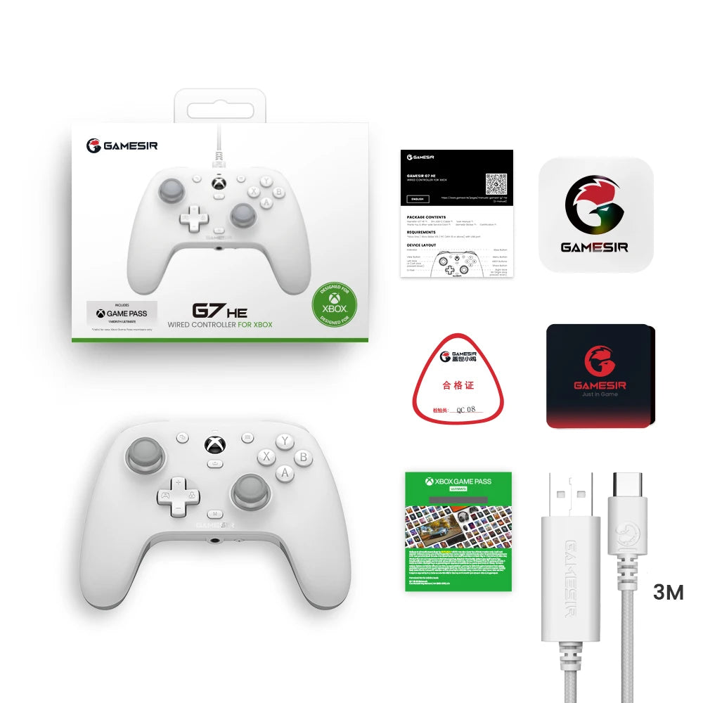 GameSir G7 HE Xbox Controller Hall Effect Gamepad for Xbox Series X, Xbox Series S, Xbox One X, Xbox One S game console