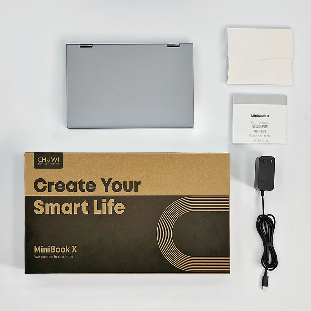CHUWI Touch Screen Laptop MiniBook X 2-in-1 Laptop Intel N150 512GB ROM 16GB LPDDR5 10.51" 2K FHD IPS Windows 11 Work Notebook