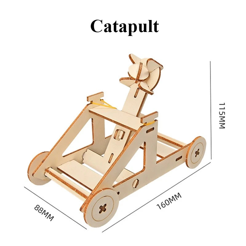 DIY Microscope Excavator fan robot  Model Kit - Science And Technology Trend Toy for Small Projects Educational Experiment
