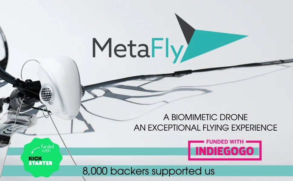MetaFly Standard Kit by BionicBird High-Tech Electronic Biomimetic and Radio-Controlled Insect Drone for Indoor and Outdoor Use