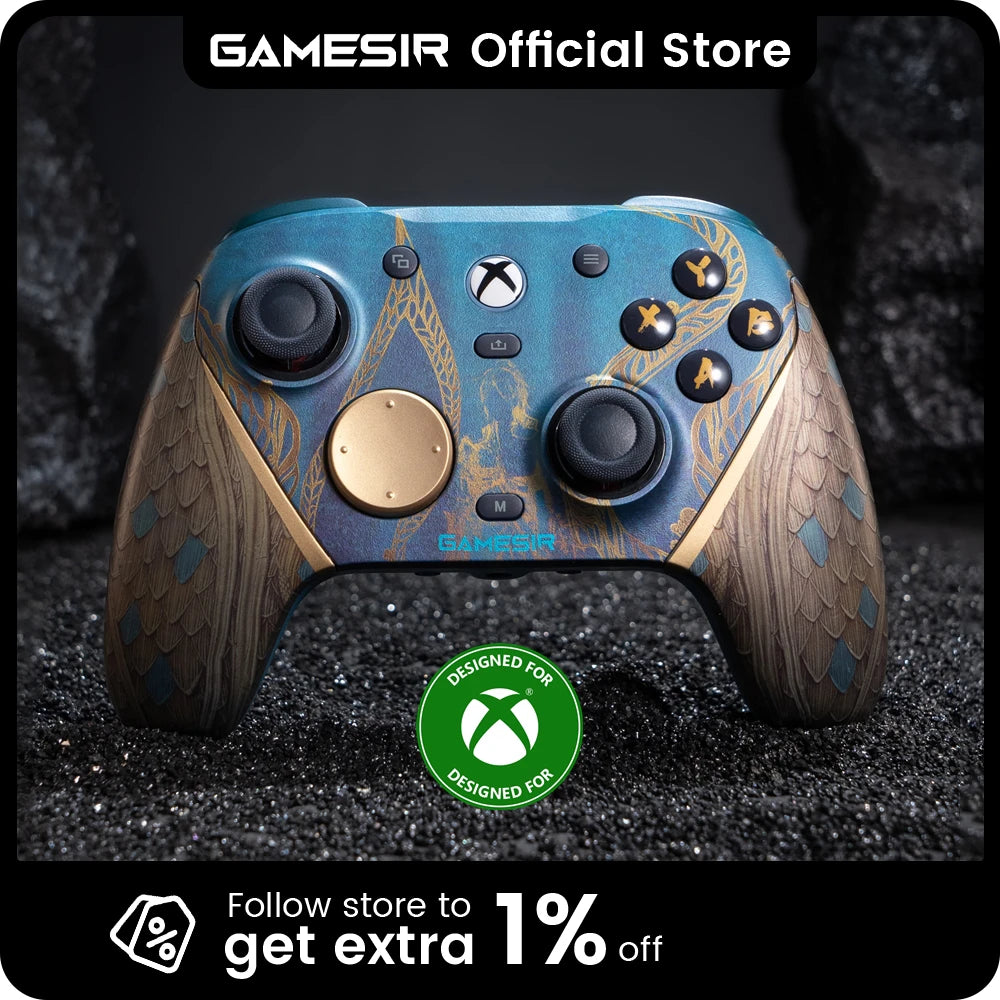 GameSir G7 Pro Wuchang Wireless Xbox Gaming Controller – Charging Dock, TMR Joytick, Hall Effect Trigger, Swappable Faceplate
