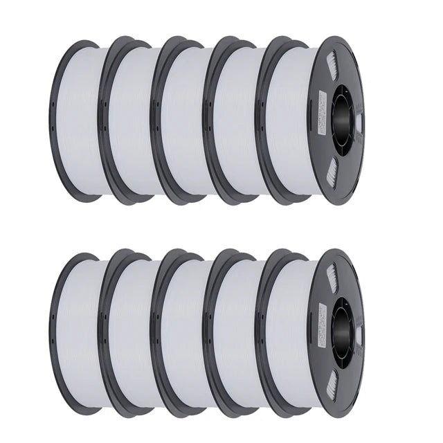Color 22LBS PLA Filament 1.75mm 10kg 3D Printer Filament Standard 1kg/roll Plastic Spool PLA Multiple Colors Material, 10 Roll